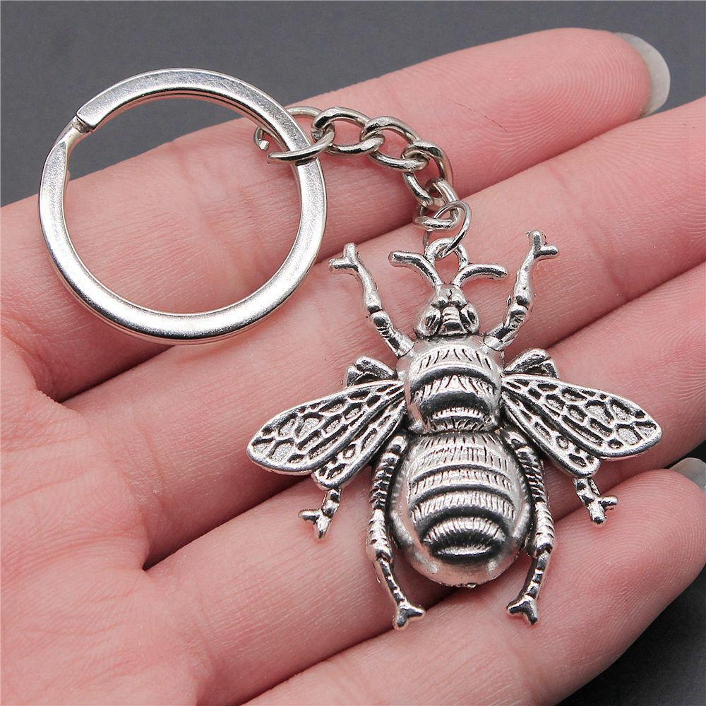 Bee Butterfly Garden Insect Keychain for Friends Hot Sale Modern Bridesmaid Gift Dainty Daily Use Accessory