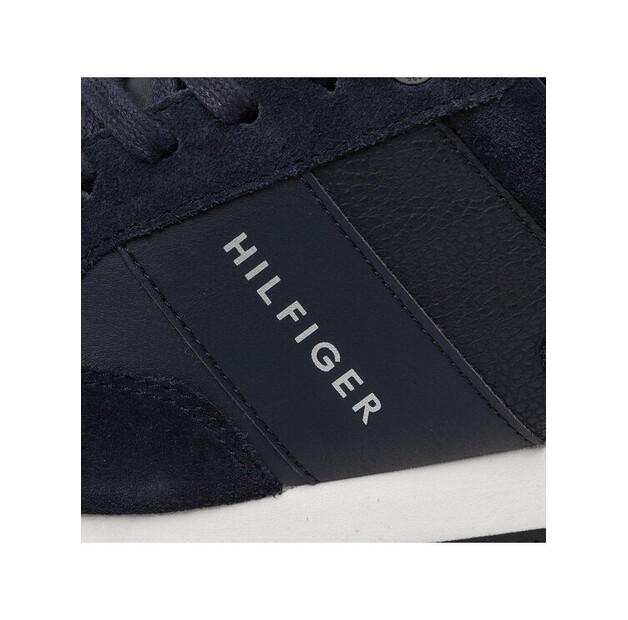 Мужские кроссовки Tommy Hilfiger Iconic кожа замша mix runner fm0fm00924 granatowy