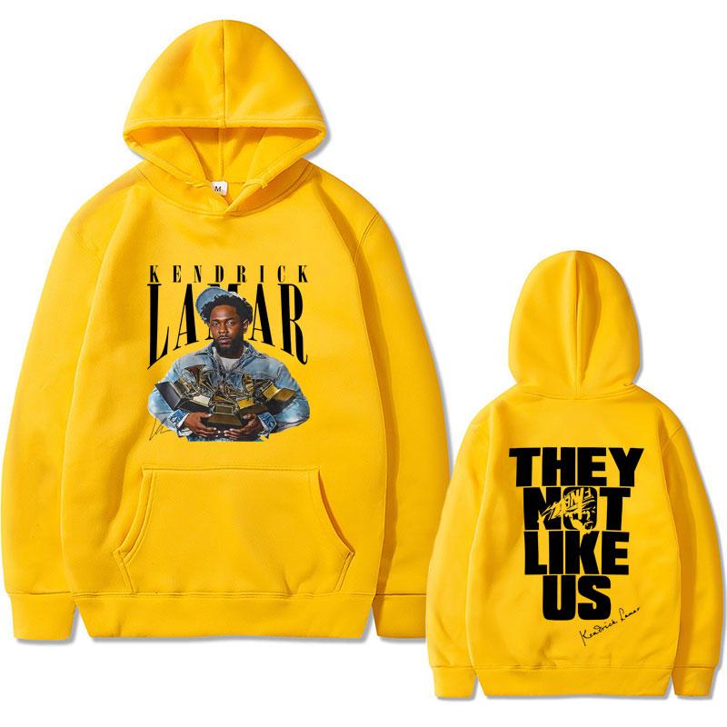 Rapper Kendrick Lamar They Not Like Us Felpa Uomo Donna Hip Hop Oversize Felpe Vintage Moda Uomo Felpe Musica Pop