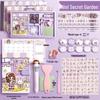 Children's Cute Journal & Planner Set with Stickers: Big Gift Box for Girls