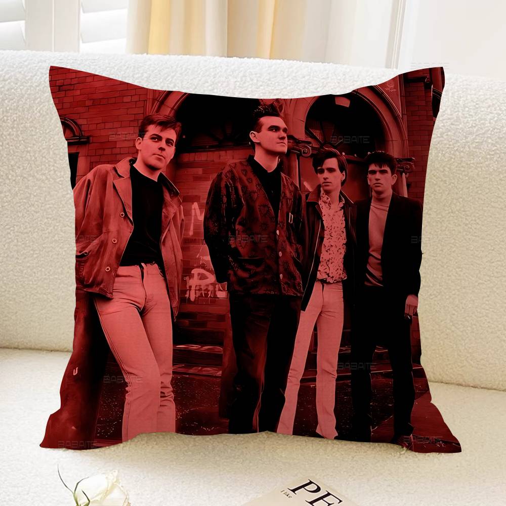 Rock Band S-Smiths Pillow Gift Home Office Decoration Bedroom Sofa Car Cushion Cover Case 45x45