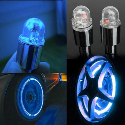 Bicycle Wheel Tire Valve Cap LED Lights Decorative Lamp