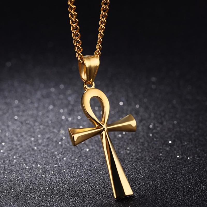Pendant Egyptian Ankh Crucifix Necklaces Pendants Jewelry Gifts Chains