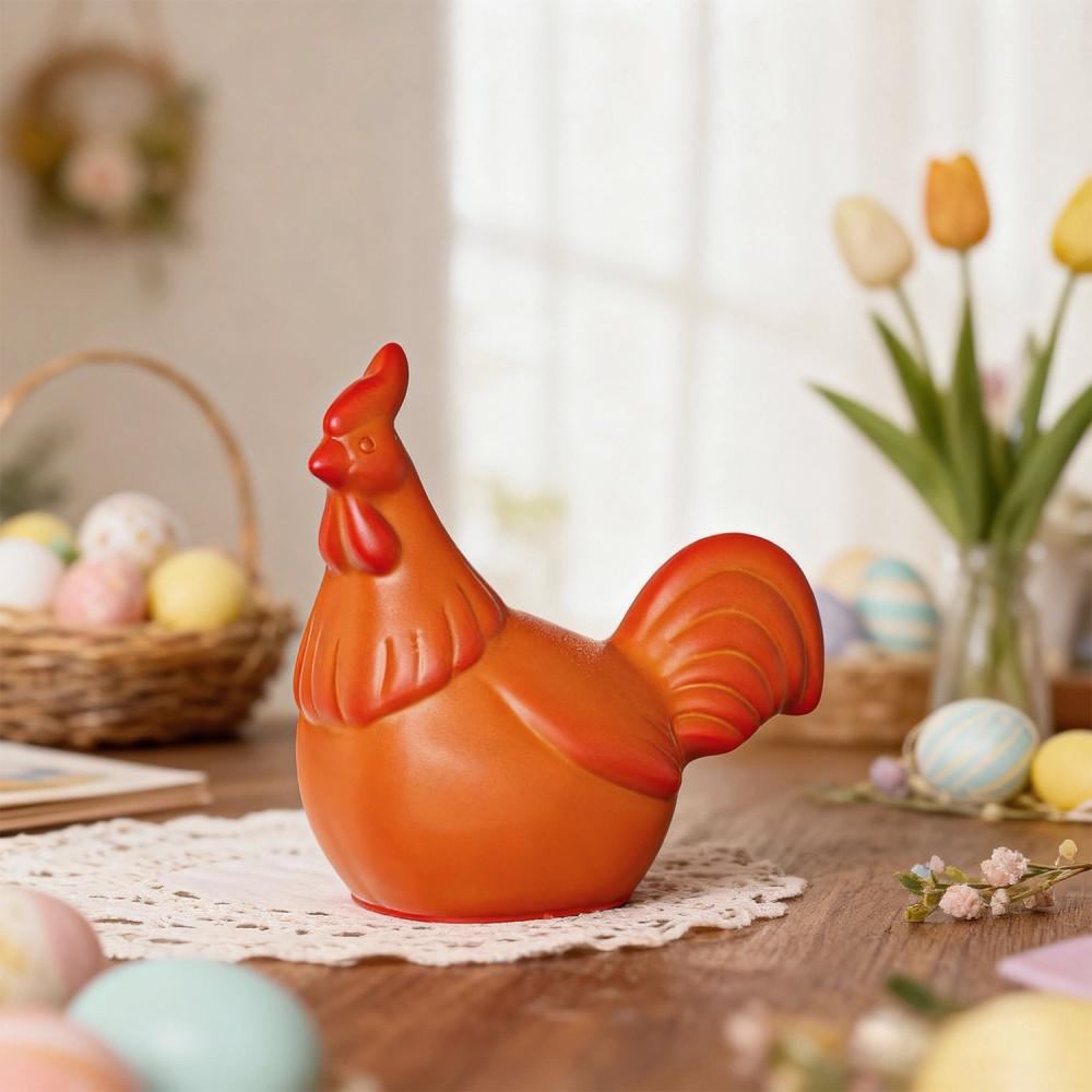 3D Chicken Candle Silicone Mold Cute Chicken Crafts Plaster Resin Cement Mould DIY Animal Soap Making Tool for Easter Home Decor