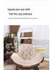 Penguin Luxury Balcony Recliner: Honeycomb Button Metal Rocking Chair