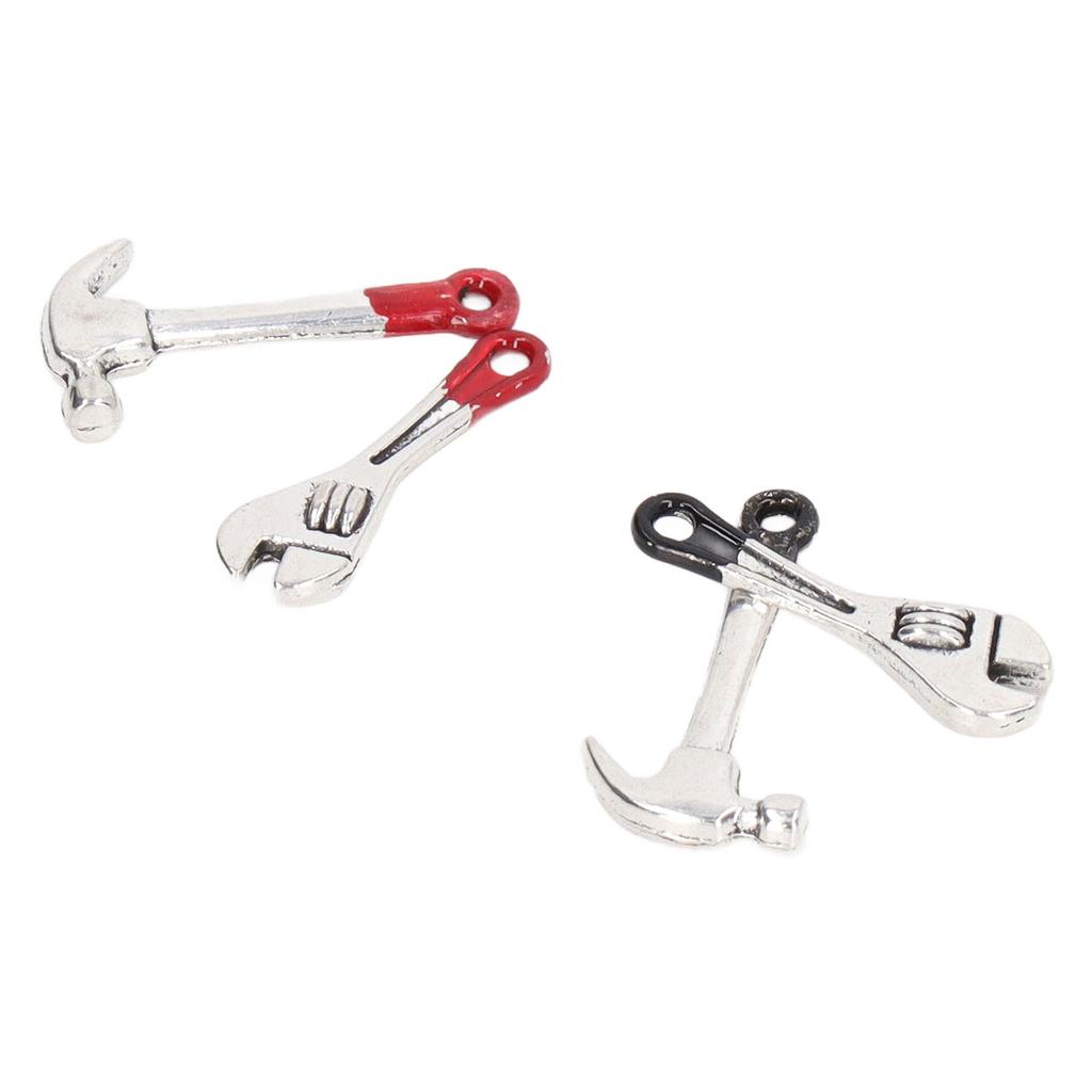 20 stücke Puppenhaus Reparatur Werkzeuge Kleine Mini Puppenhaus Schlüssel Hammer