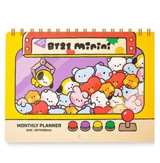 BT21 Monthly Planner – One Month Scheduler (17 Months)