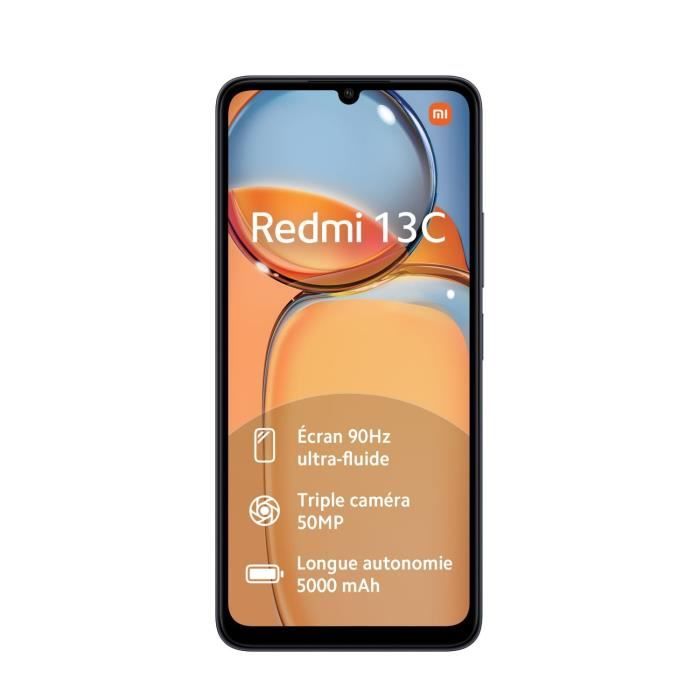 XIAOMI - REDMI 13C - 128Go - Noir Minuit