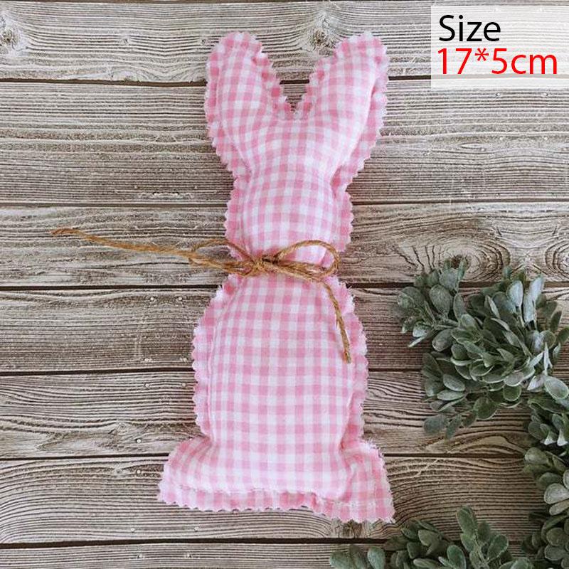 Easter Decorative Fabric Rabbit Ornaments Easter Bunny Doll for Spring Easter Home Holiday Party Decoration Easter gifts Craft