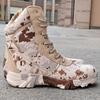 Boots for Men Fashion Camouflage High-top Boots Classic Desert Combat Boot Jungle Training Boots Outdoor Non Slip Hiking Booties