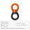 Universal Swivel Ring for Climbing & Aerial Sports