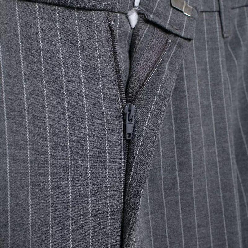 Kaslead New Arrival Women's Fashion Style Fashion Pinstripe Boxer Briefs Detail Pants 4661522