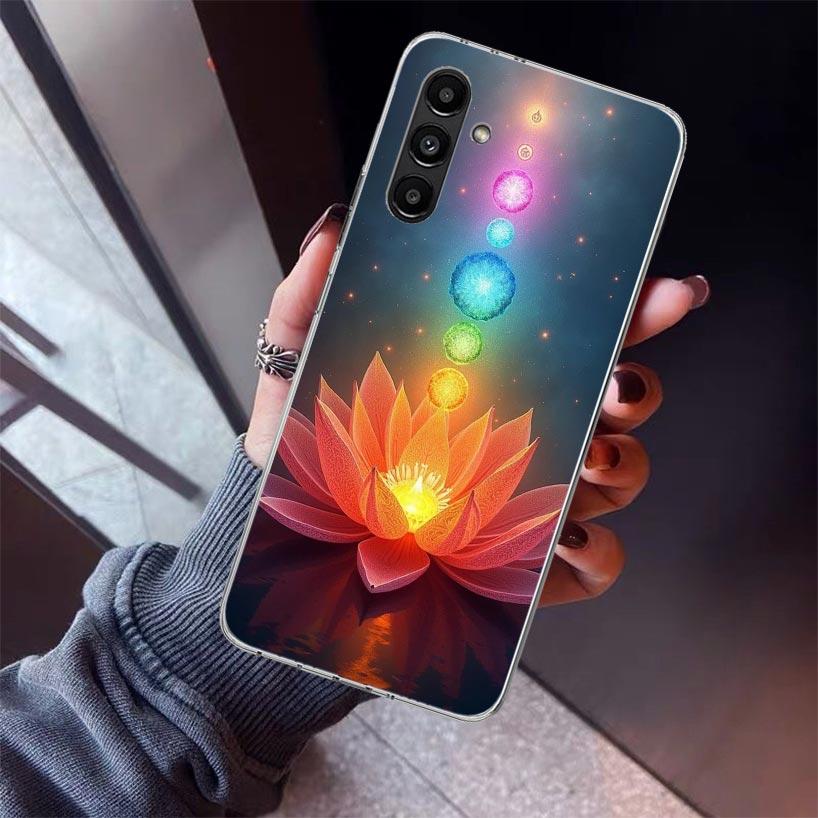 Yoga Chakra Spiritual Energy Universe Phone Case For Samsung Galaxy A17 A16 A15 A14 A13 A57 A56 A55 A54 A53 A37 A36 A35 A34 A33