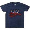 Beatles Guitar & Flag Vintage T-shirt XX-Large Denim Unisex T-Shirt