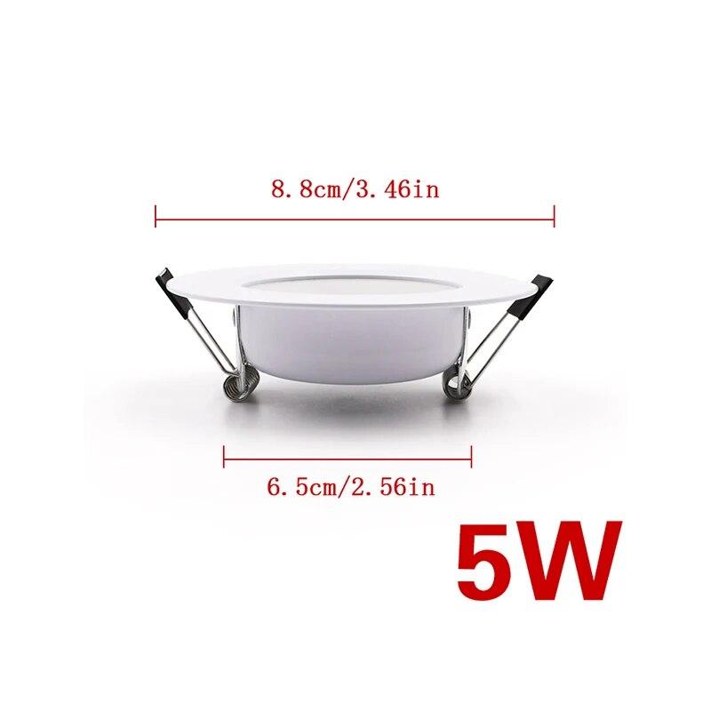 New Home Living Room Bedroom Led Downlight Ceiling Light Indoor Outdoor White WWarm Light G017