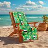1pc Turtles Green Background Microfiber Beach Towels Quick Dry Towel Sand Beach Towels Pool for Travel Swim Pool. S072101141