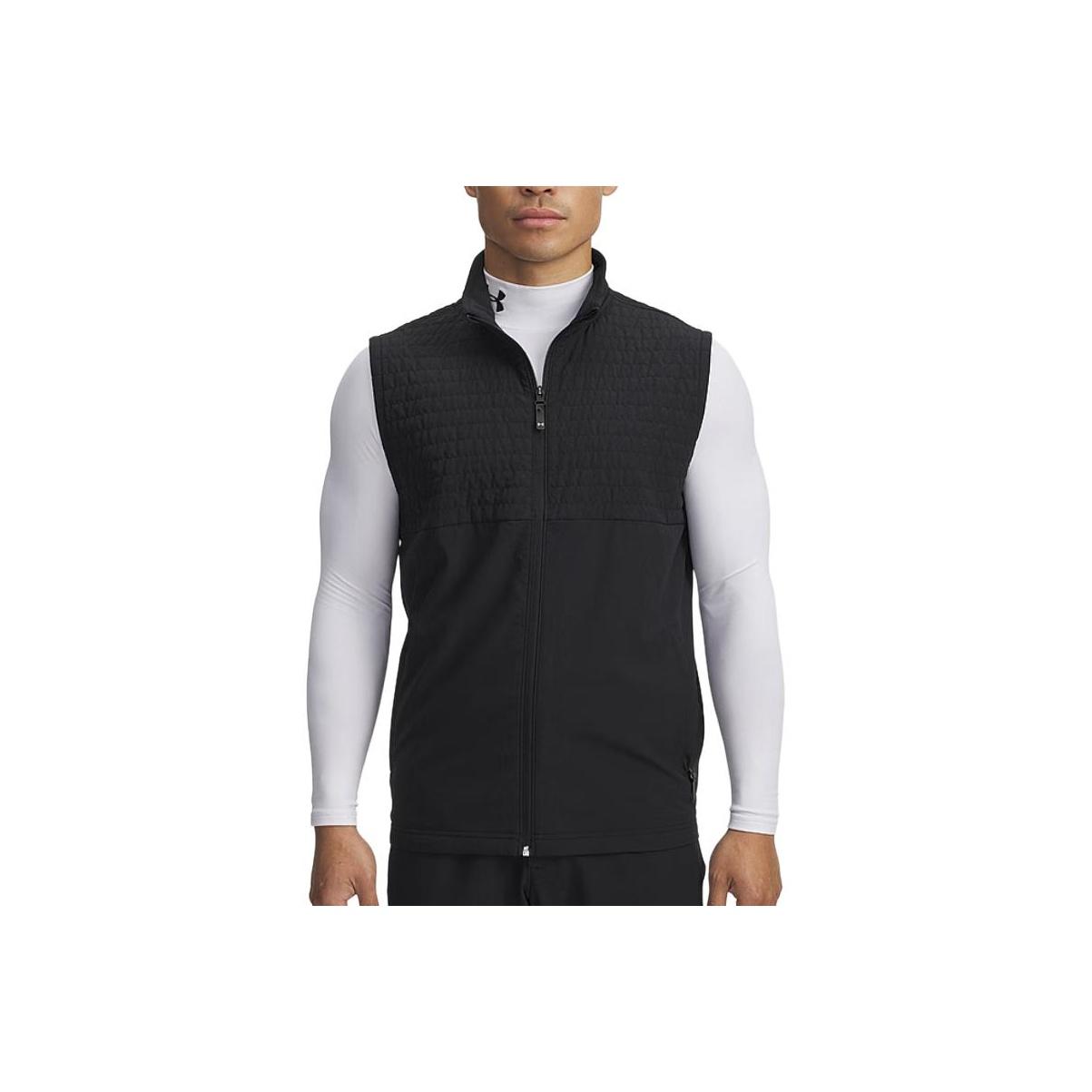 

Under Armour Versatile Comfortable Stand Collar Zipper Vest Men Vests 6005670-005 M