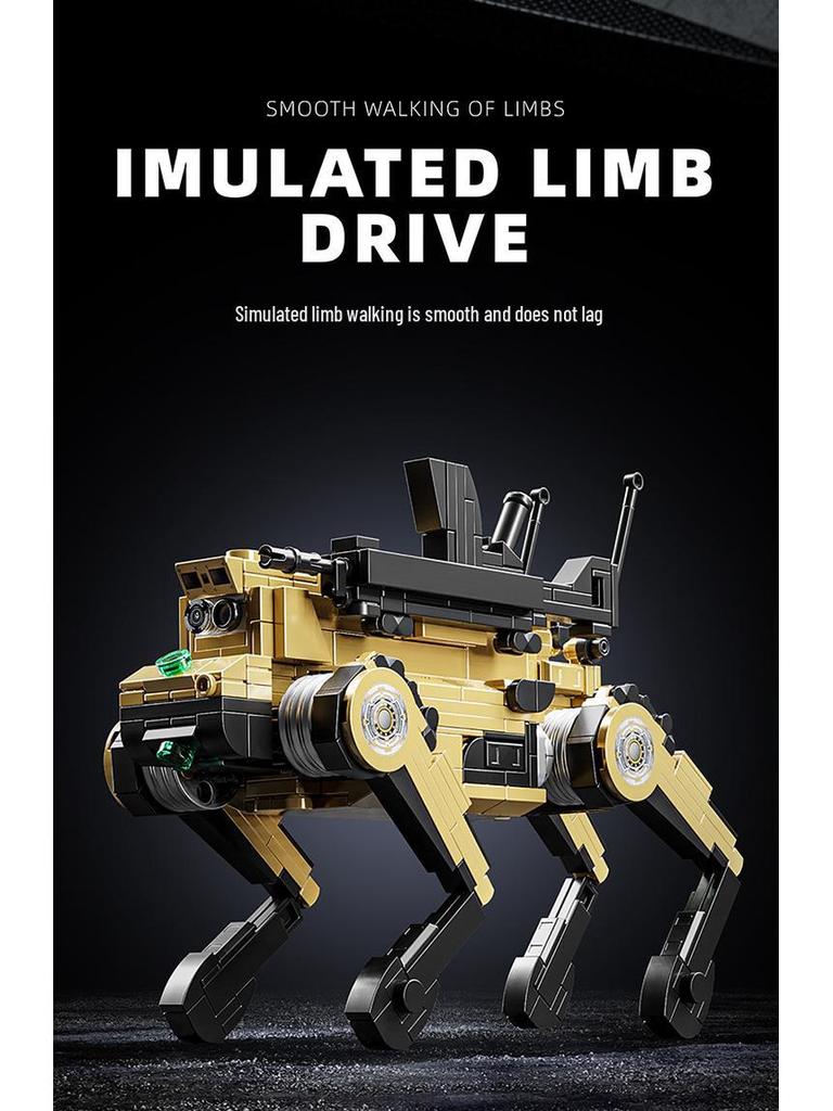 Le Yi Mechanical Wolf Military Building Block Model - Educational Toy for Kids