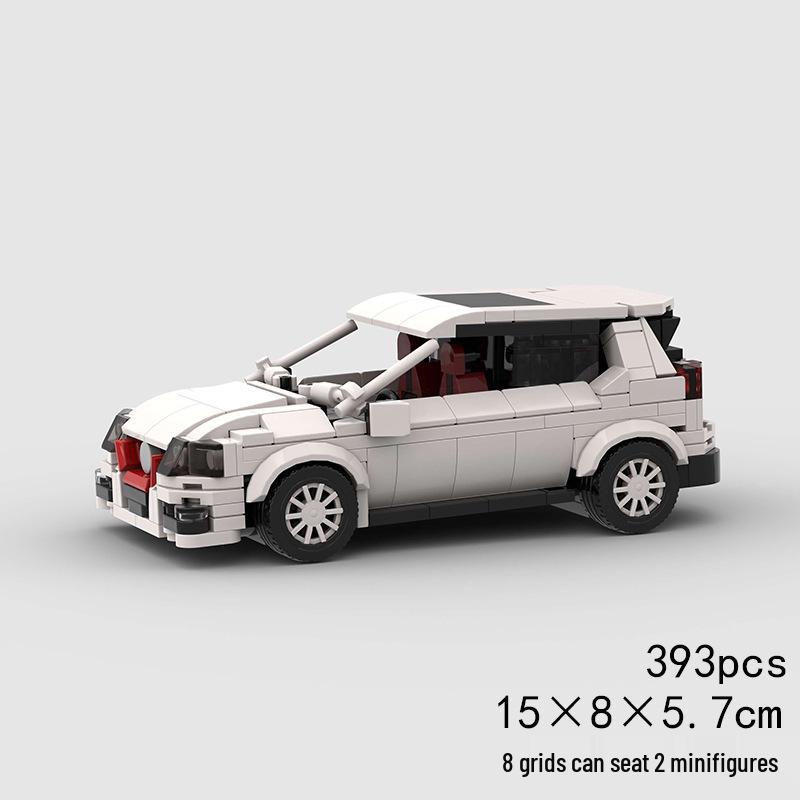 

Совместимые с Лего маленькие кирпичики Гоночный автомобиль Модель MOC, Развивающие строительные блоки Игрушки для детей