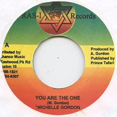 7inch Record MICHELLE GORDON - You Are The One RAS I 2003 Jamaica Reggae, Ska & Dub