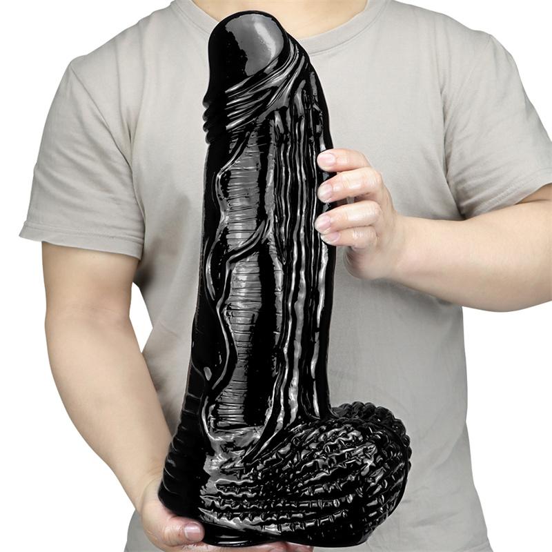 39*10 cm Kvinnelig Giant Anal Expansion Anus Expansion Giant Anal Plug Simulation Dildo