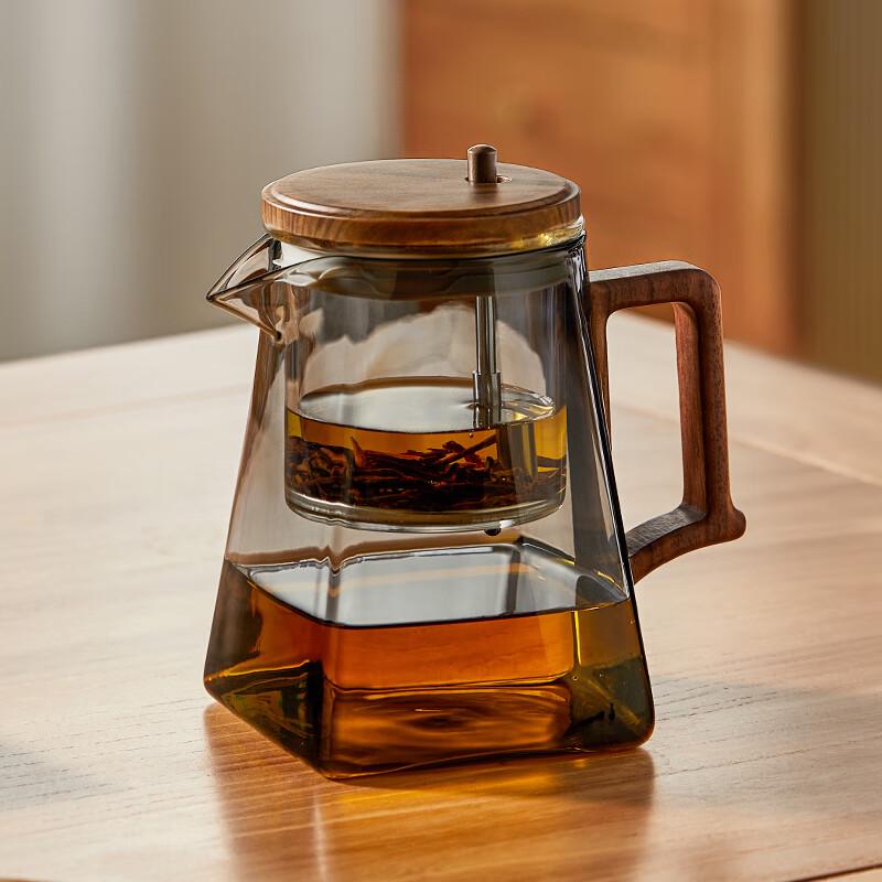 

Elegant Handmade Heat-Resistant Glass Teapot with Infuser