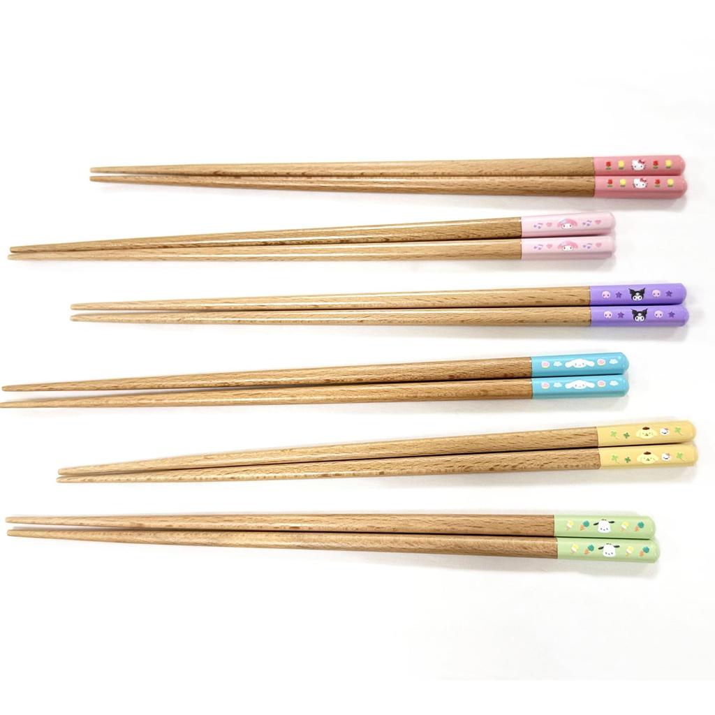 Sanrio Dishwasher Sanrio Cap Made in 302513 "Kuromi" Chopsticks, Lacquered, 23cm, Safe, Characters, Color Purple, Japan,
