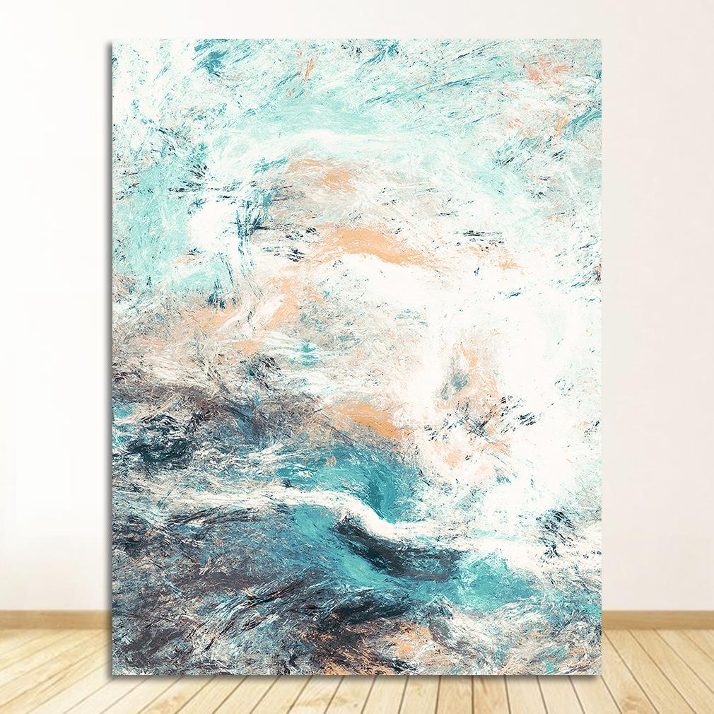 Canvas Paintings Modular Pictures Wall Art for Living Room Decoration No Framed Modern Simplicity of Abstract 21X30CMNo Framed