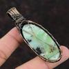 Chrysoprase Pendant Copper Wire Wrapped Pendant Labradorite Pendant Gift For Her Handmade Pendant Copper Wire Wrap Jewelry Gemstone Pendant