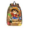 Plain Green Cute Zoro One Piece Backpack  Streetwear Backpacks Female Cycling Lightweight High School Bags High Quality Rucksack