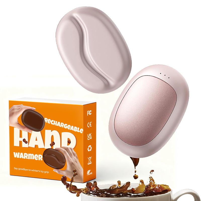 2Pack Magnetic Electric Hand Warmers 5000mAh Large Capacity 3 Heat Settings Portable USB Hand Warmer for Winter Outdoors Camping