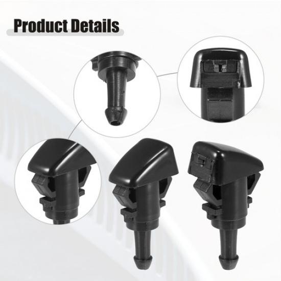 Pack of 1 for Dodge Charger with 4M Hose Front Windshield Washer Nozzle Kit