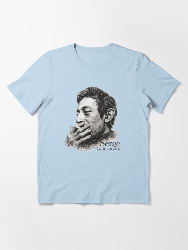 Jane Birkin Serge Gainsbourg Monochrome Portrait Essential T-Shirt