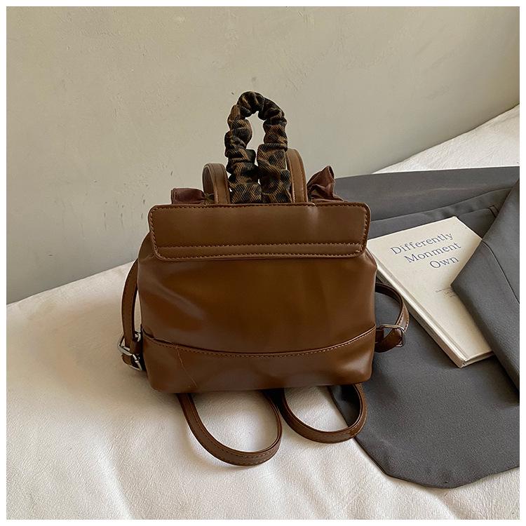 Hello Kitty Rucksack im koreanischen Retro-Stil mit Spitze und Leopardenmuster