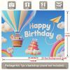 Birthday Party Backdrop Polyester Banner Photo Booth Decoration 85