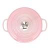 Le Creuset Pot Signature Cocotte Ronde 20cm 200mm 21177207774430 Shell Pink Enamel Pot Stylish SIGNATURE Cocotte Ronde Shell Pink Kitchenware [Le