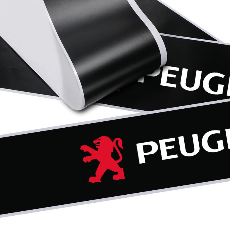 Car Front Windshield Stickers Front and Rear Decorative Emblem For Peugeot 308 408 508 RCZ 208 3008 2008 206 207 108 406 407 408 206 207 208 306 307