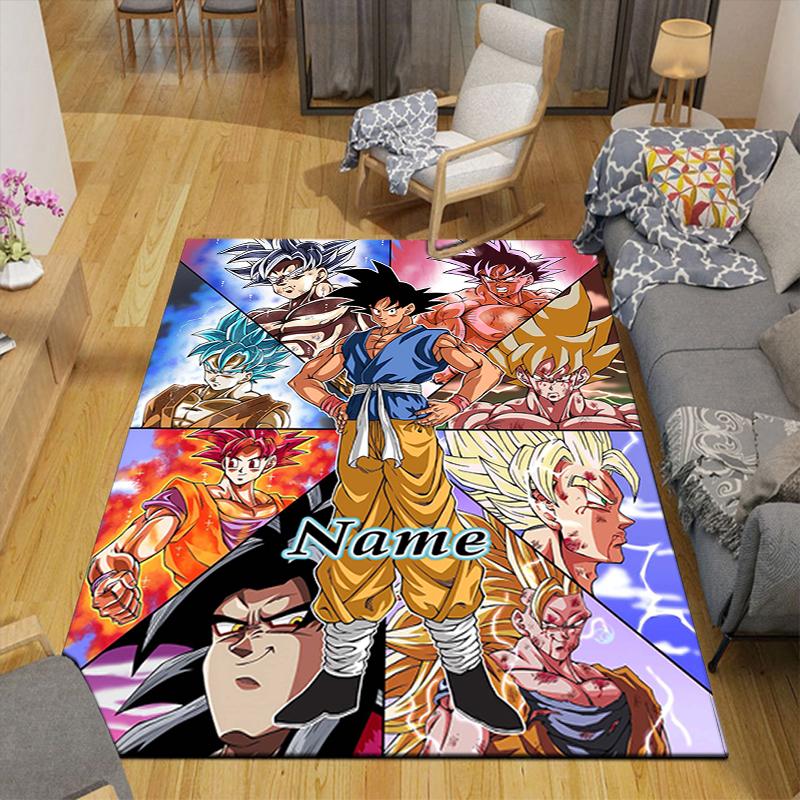 Custom 1Pc Super Saiyan Artwork Rug Office Carpet Indoor Outdoor Entrance Doormat Nonslip Soft And Comfortable Living Room D291541