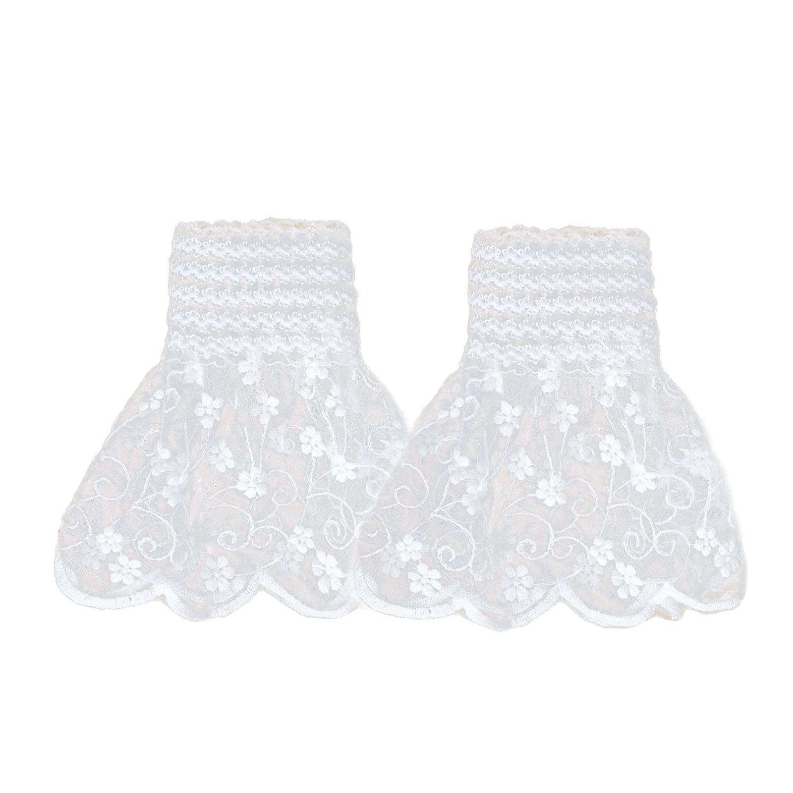 

Женские аксессуары кружевные нарукавники темпераментный стиль маленького аромата декоративные рукава объемное кружево высококачественные манжеты One Size