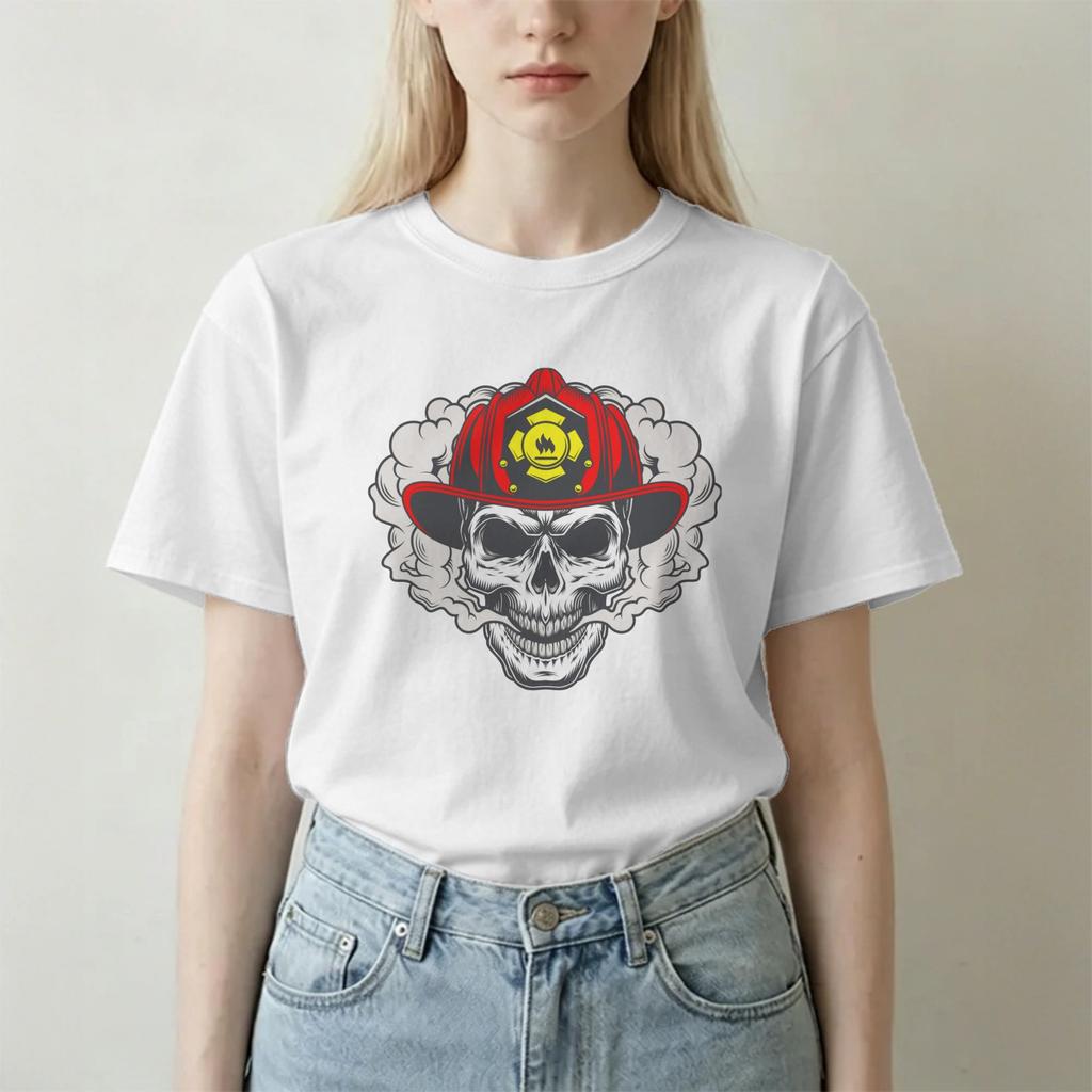 Unisex Unisexs TShirt Future Firefighter Awesome 100 Cotton Tee Shirt Short Sleeve Fire Rescue T Shirts O Neck Clothing