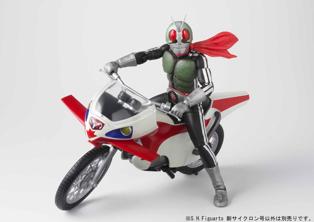 TAMASHII NATIONS Kamen Rider New Cyclone 190mm ABS PVC articulated S.H.Figuarts (approx. tall, & painted, figure)