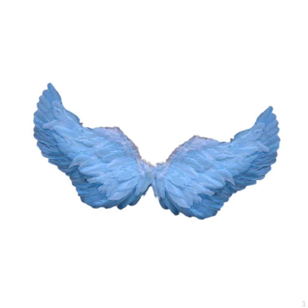 Angel Cosplay Wing Fancy Dress Feather Costume Accessory with Soft Material And Adjustable Shoulder