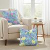 Garden Flowers Cushion Cover Natural Linen Organic Fabric DoubleSided Printing Couch Pillow Covers Home Decor