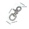316 Stainless Steel Lobster Clasps Electroplated Alloy Zinc Alloy Material Swivel Clasps Strong Durable Backpack Buckle