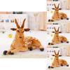 Adorable 30cm Plush Fawn Figurine Realistic Soft Stuffed Animal Toy For Kids