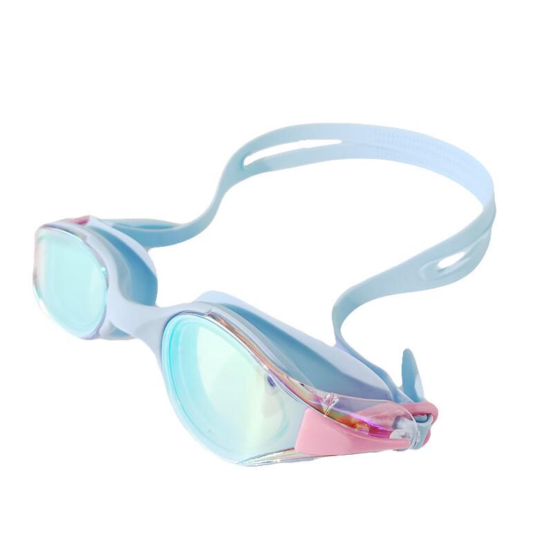 WEZHO Electroplated Anti-Fog Racing Swimming Goggles