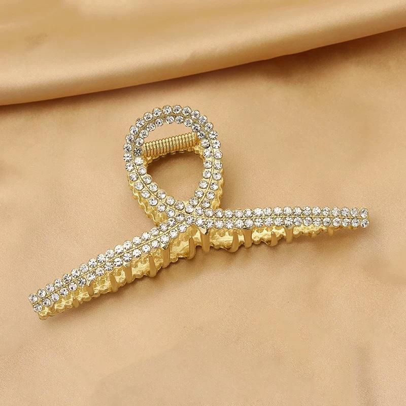 Alloy Womens Back-of-Head Grabber Large High-End Hair Claw Clip Summer 2026 Shark Clip Headpiece Japan and Korean Style