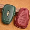 Genuine Leather Key Case Cover Suitable for Chevrolet Tracker Buckle Malibu XL Explorer Volando Pioneer Key Fob Protector