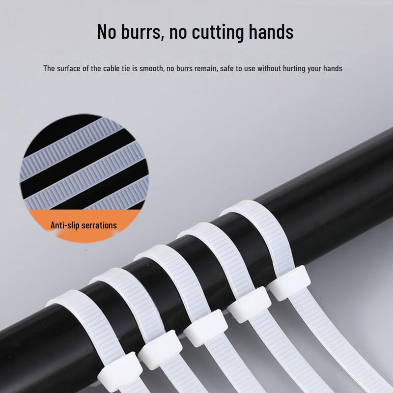 CIBO Selbstsichernde Kabelbinder aus Nylon