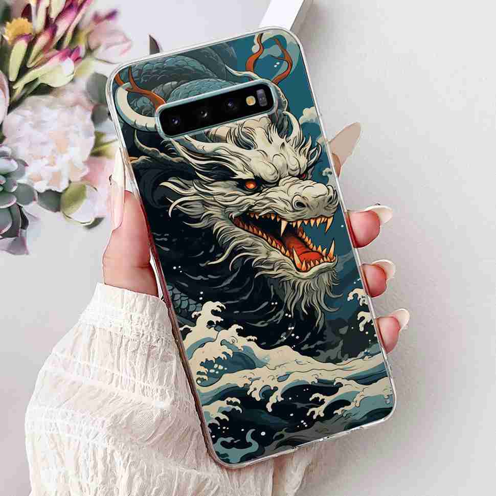 For Samsung Galaxy S10+ Case Fashion Design Soft Silicone TPU Back Cover For Samsung s10+ S10 Plus Butterfly Rose Phone Shell